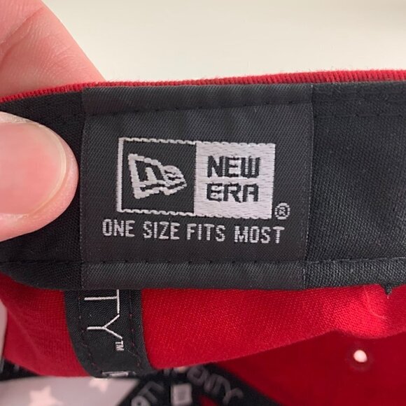 Oakland Athletics MLB Red White Patriotic New Era Relaxed Fit Adjustable Hat - Picture 5 of 6